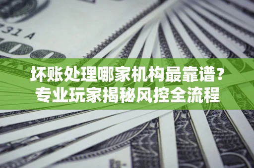 济南坏账处理哪家机构最靠谱？专业玩家揭秘风控全流程