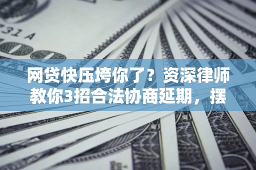 济南网贷快压垮你了？资深律师教你3招合法协商延期，摆脱暴力催收！