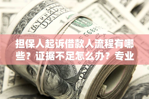 济南担保人起诉借款人流程有哪些？证据不足怎么办？专业律师解答