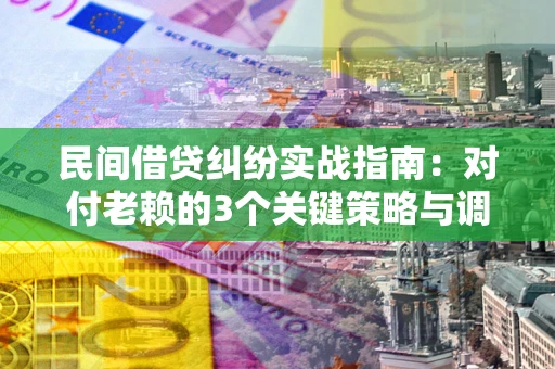 济南民间借贷纠纷实战指南：对付老赖的3个关键策略与调解盲区解析