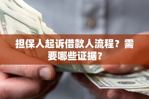 济南担保人起诉借款人流程？需要哪些证据？