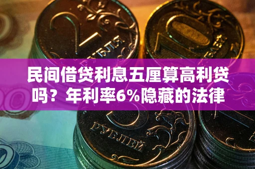 济南民间借贷利息五厘算高利贷吗？年利率6%隐藏的法律风险全解析